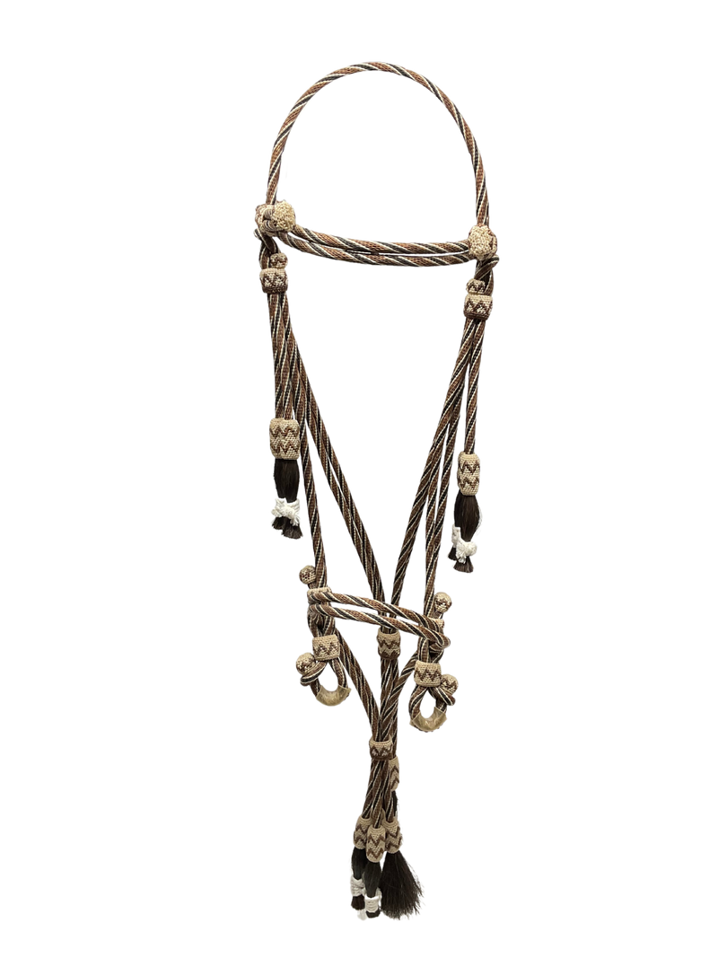 Hitched Horsehair Headstall w/Nose band 2