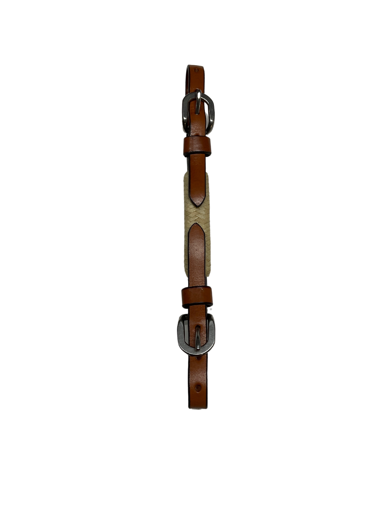 Double Buckle Curb w/Rawhide