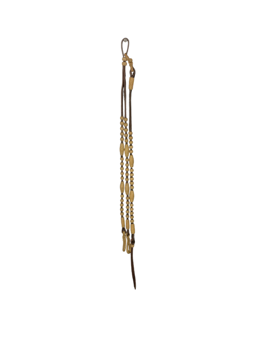 Rolled Leather Romal Reins