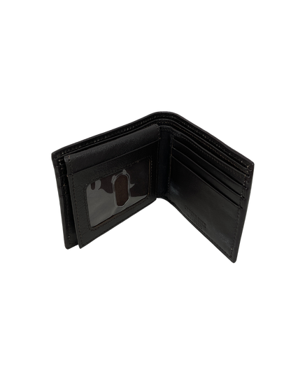 Bifold Basket Stamp Wallet w/Earth Tone Embroidery