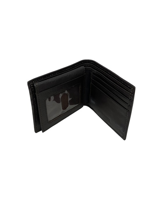 Bifold Basket Stamp Wallet w/Earth Tone Embroidery