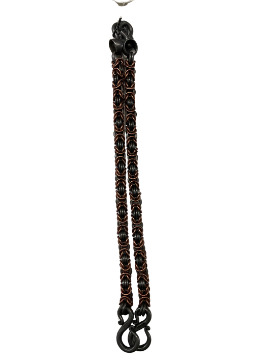 Custom Rein Chains Design 11 - 11 1/2" Long