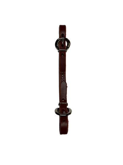 Leather Double Buckle Curb