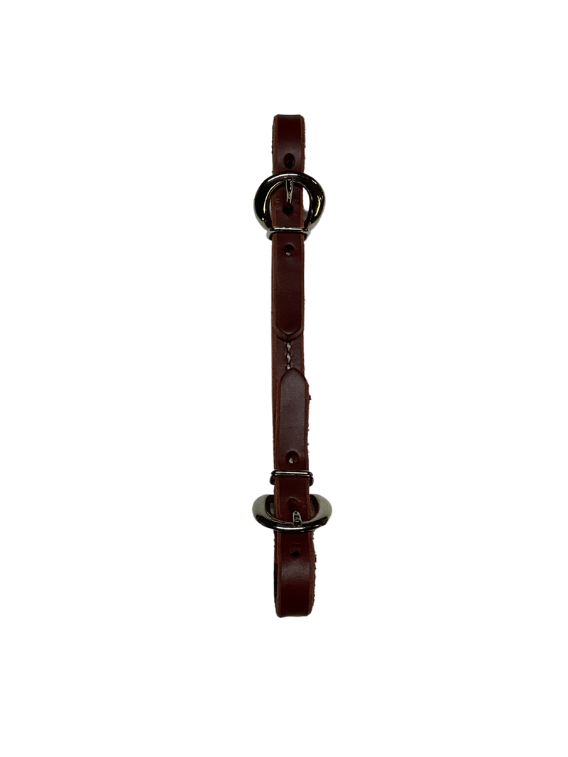 Leather Double Buckle Curb