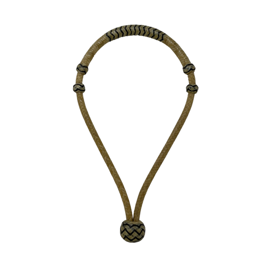 12 Plait 3/8" Bosalita Nautral w/Accents