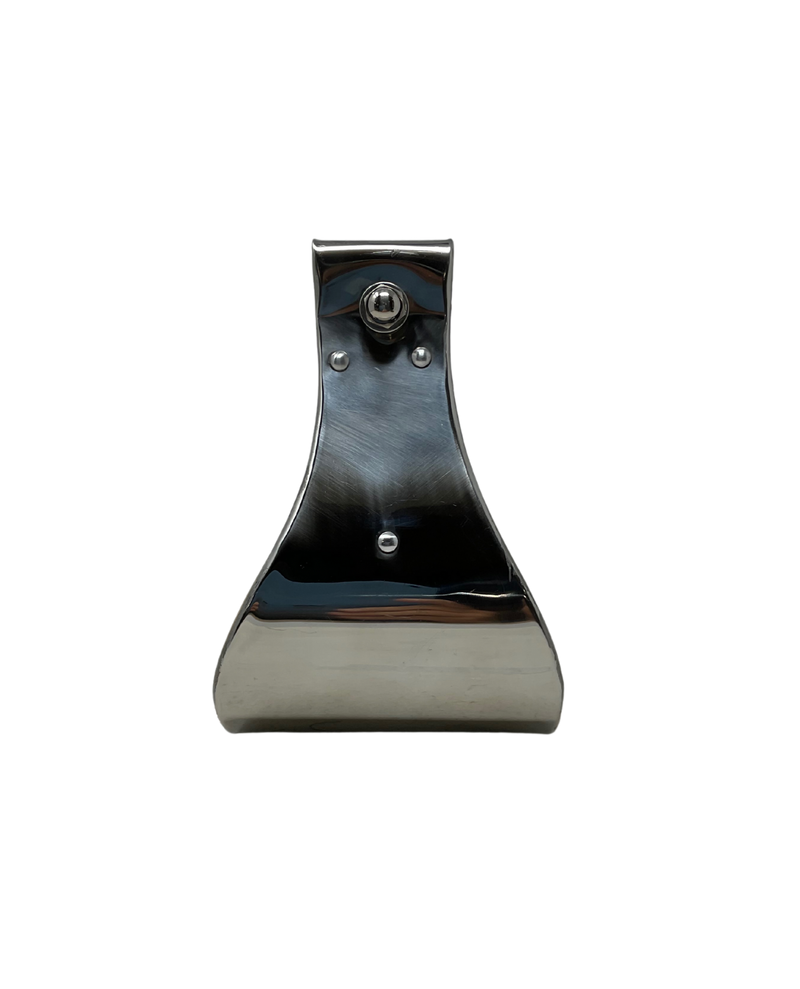 Wood Bell Stirrup w/Stainless Steel