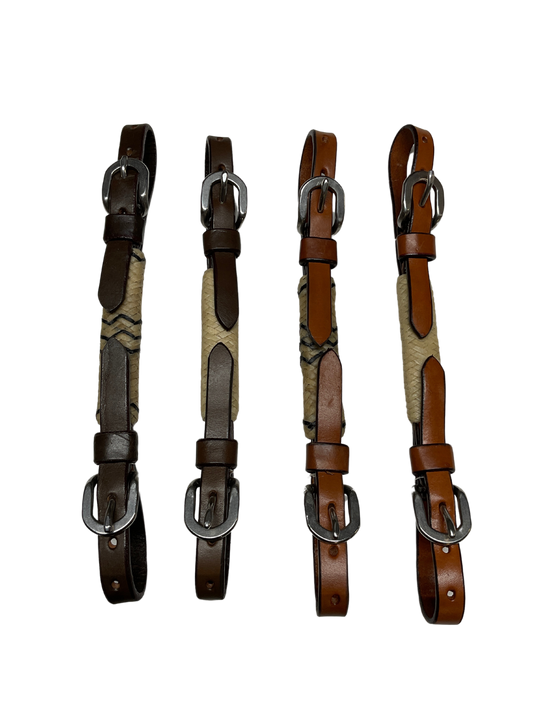 Double Buckle Curb w/Rawhide