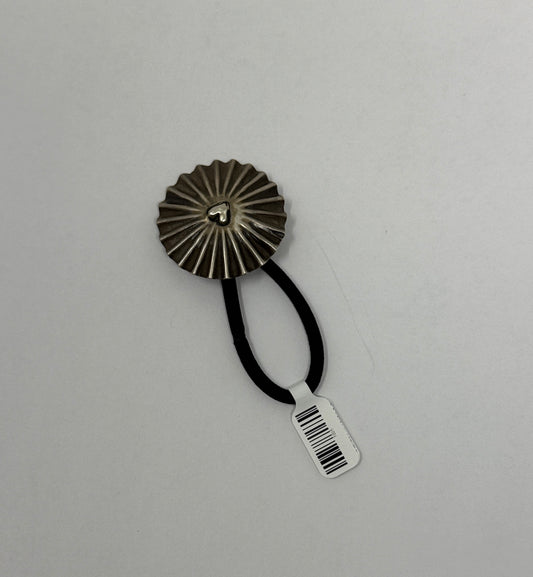 1.5" Concho Hair Tie with Heart