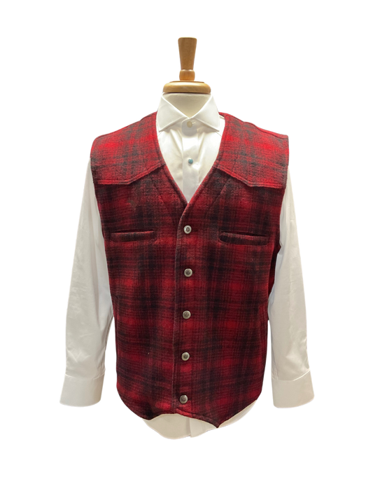 Men's Banker Vest Plaid