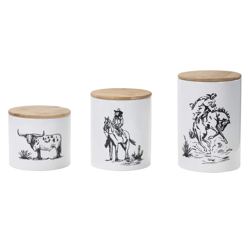 Ranch Life Canister Set of 3
