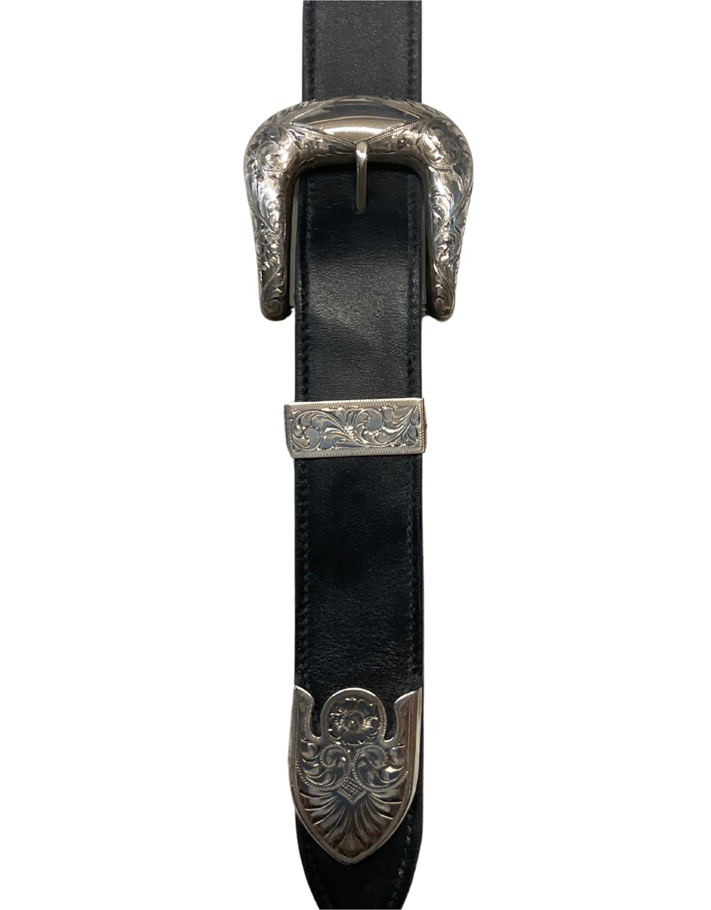 Bohlin 1 1/2" Sterling Buckle Set