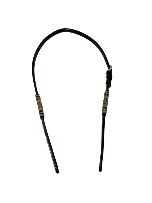 Leather Hanger w/Accented Rawhide