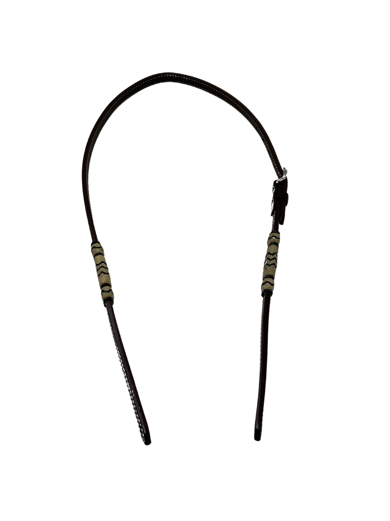 Leather Hanger w/Accented Rawhide