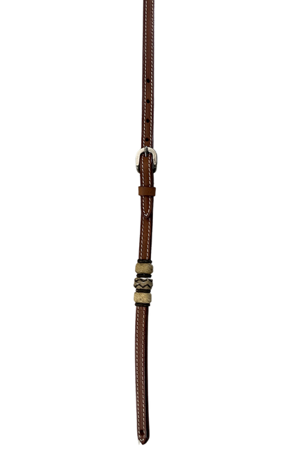 Leather Hanger w/3 Rawhide Buttons