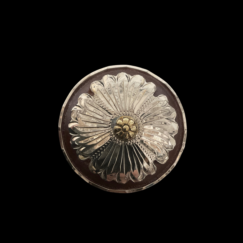 Rust Sunflower Loopback Concho