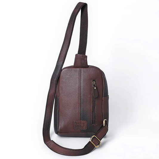 Hand Tooled Genuine Western Leather Sling
