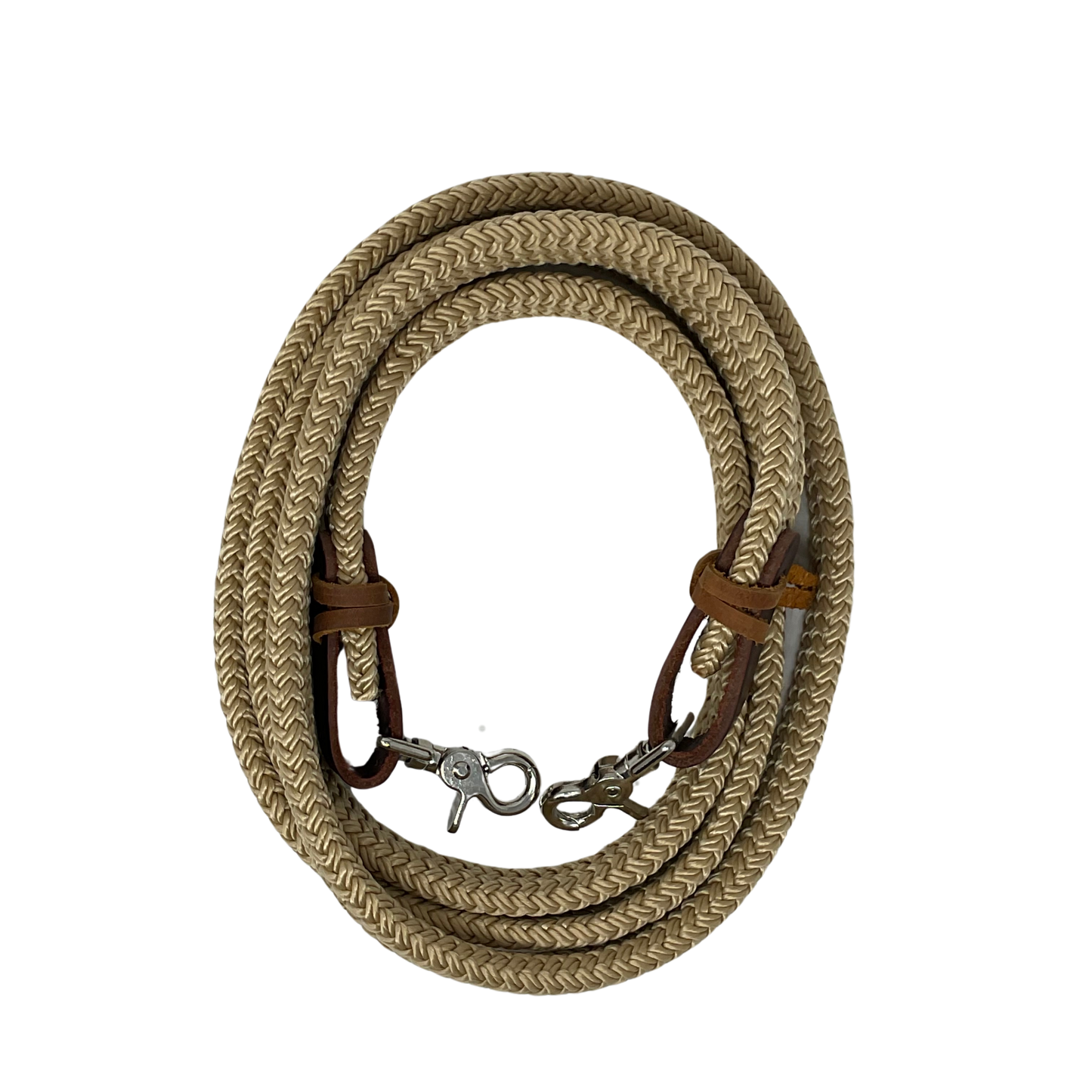 1" Flat Hollow Core Nylon Roping Reins