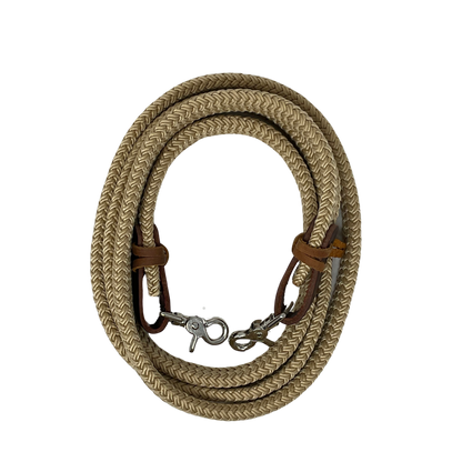 1" Flat Hollow Core Nylon Roping Reins