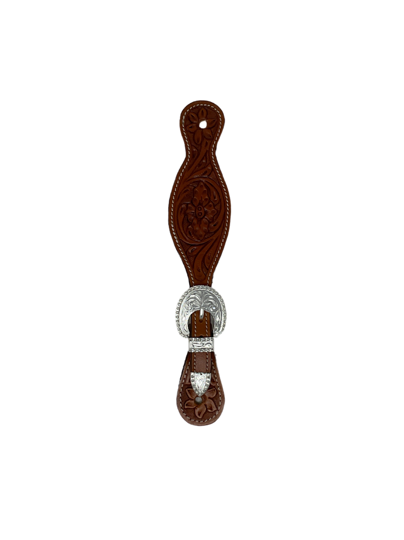 Men's Spur Strap w/Silver Plate