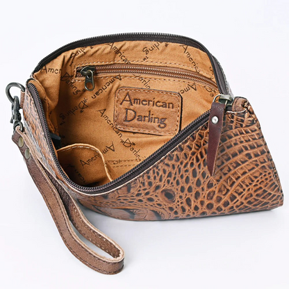 Genuine Leather Wristlet Purse