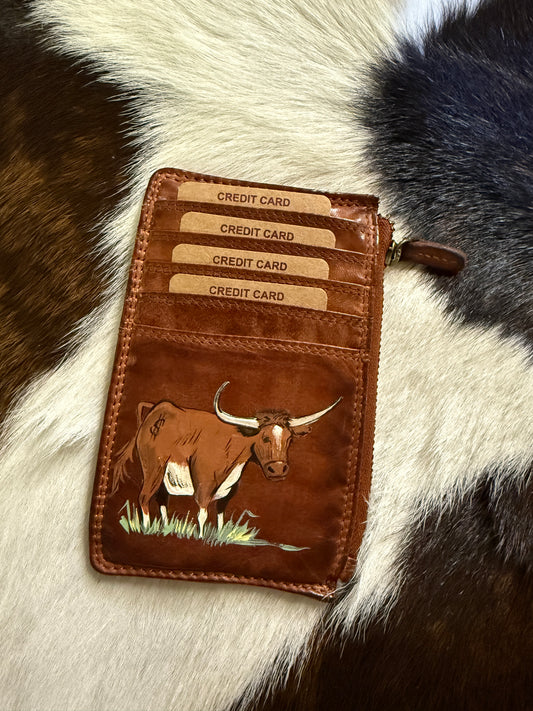 Hand Painted Card Wallets