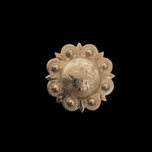 Yuma Berry Loopback Concho- Brass