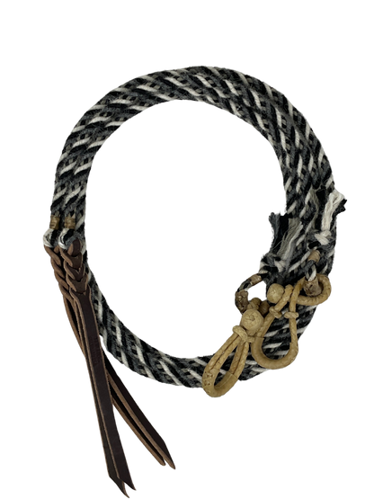 Alpaca Split Rein W/Rawhide Connectors