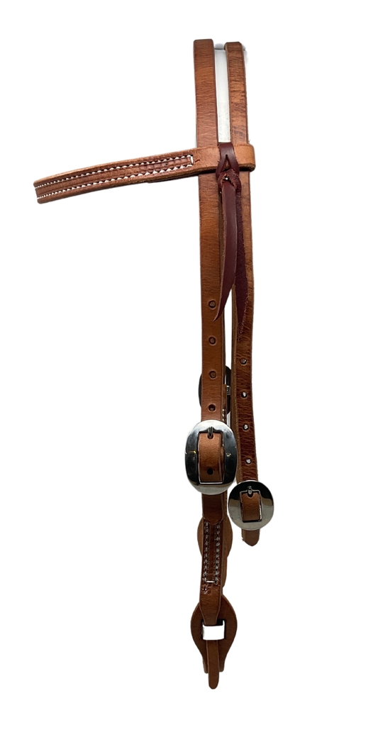 5/8" Harness Leather Quick Change Browband