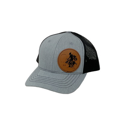 Leather Patch Buckaroo Cap