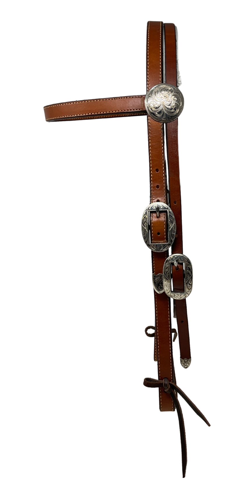 3/4" Browband Sterling Buckles & Oklahoma Conchos