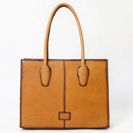 Genuine Quilted Leather Tote/Purse