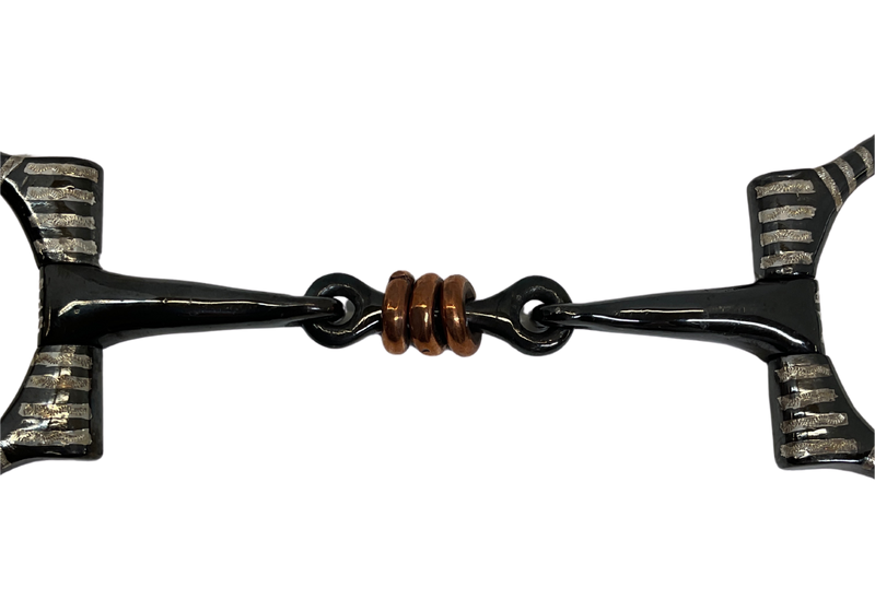 Heart Concho Dogbone w/Copper Rings