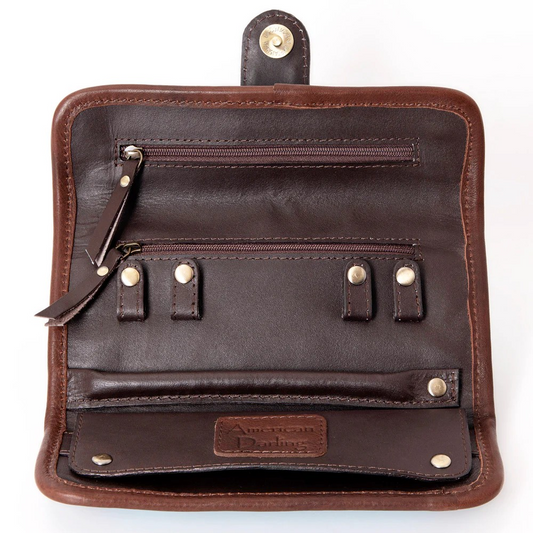 Saddle Blanket/Leather Jewelry Case