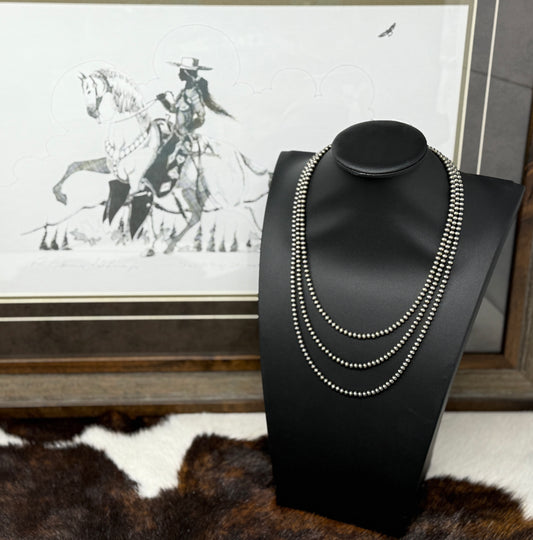 4mm Navajo Pearl Necklace