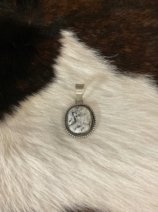 White Buffalo Pendant 1