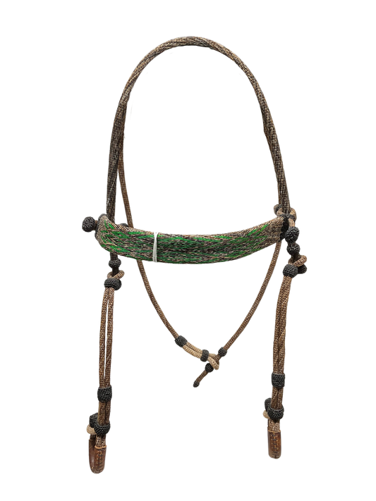 Hitched Horsehair Headstall Round