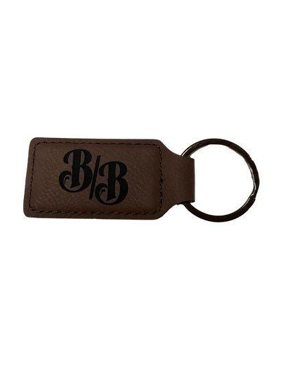 Buckaroo Businesses Leather Keychain