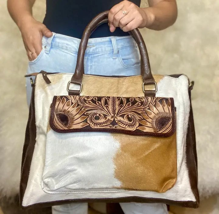 Cowhide Laptop Bag