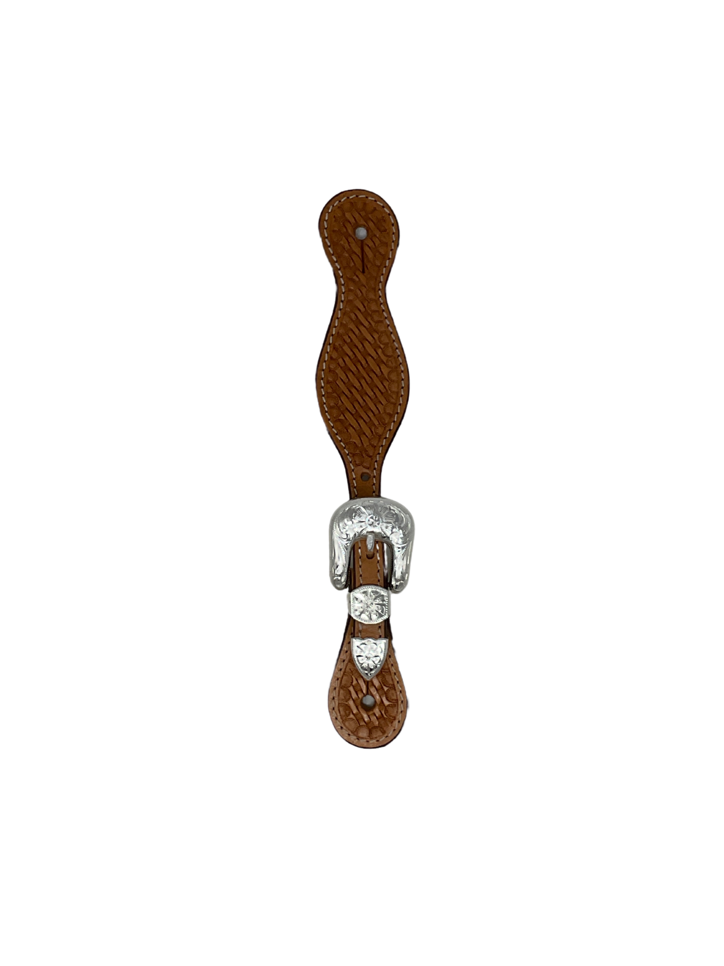Ladies Spur Strap w/Silver Plate