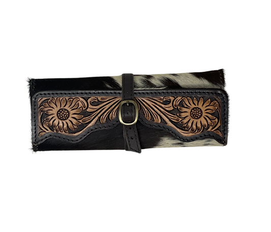 Cowhide/Leather Jewelry Case