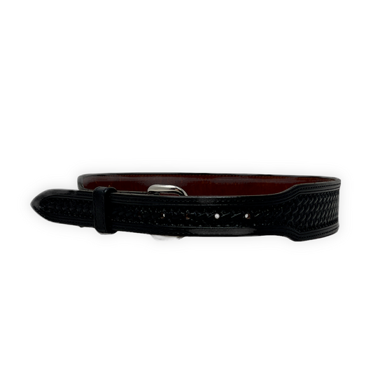 1" Black Basket Belt
