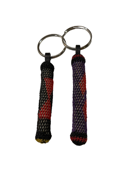 Hitched Horsehair Tube Keychain