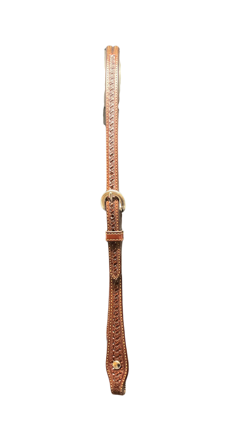 Split Ear Basket Stamped Headstall