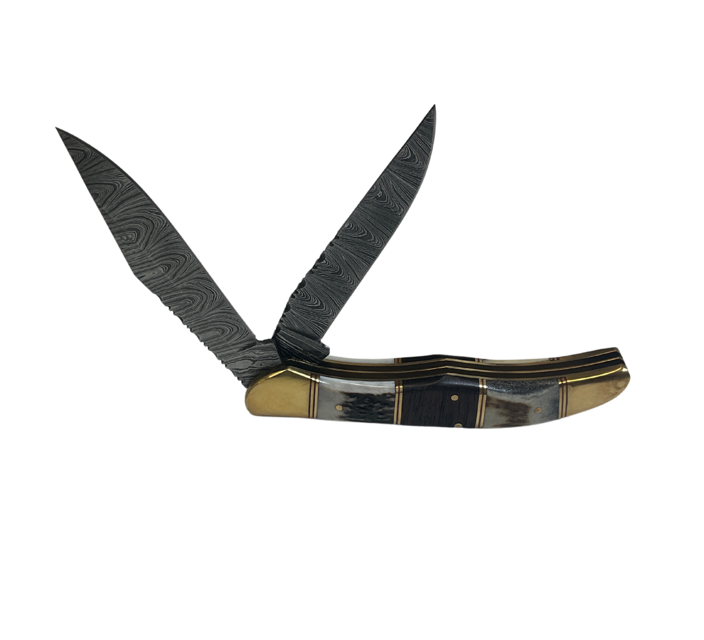 2 Blade Farmer Damascus