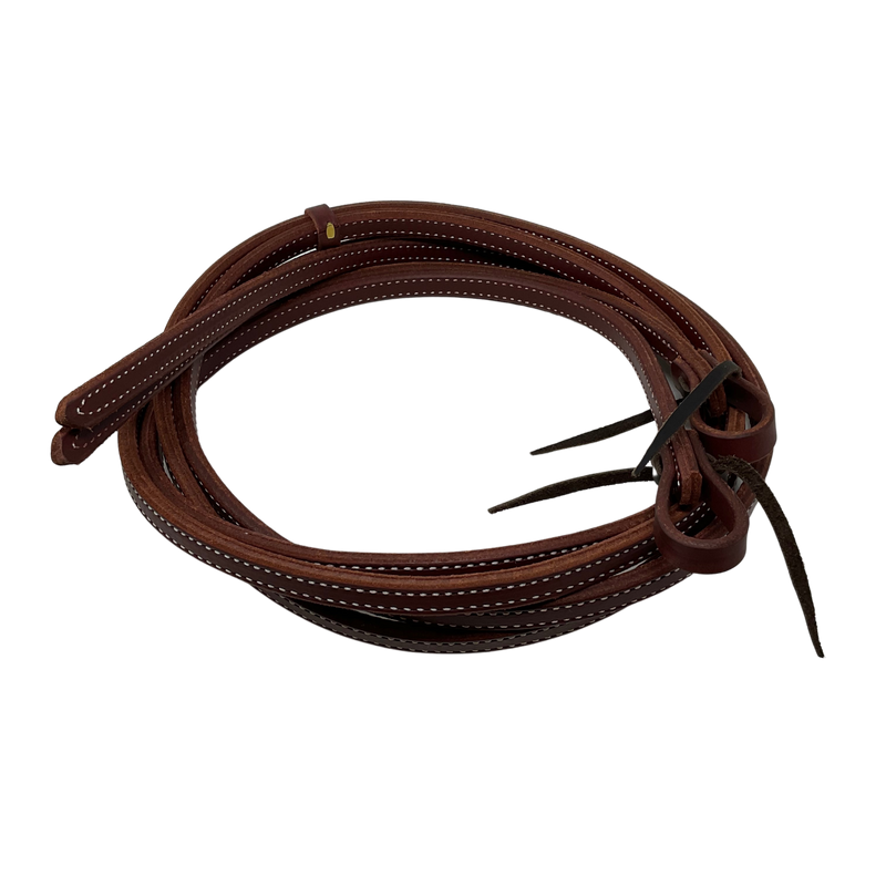 Doubled & Stitched Latigo Split Rein