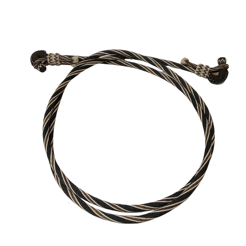 Hitched Horsehair Headstall w/Roping Reins