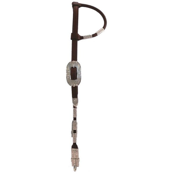 Single Ear Zuni Buckles w/Silver Ferrules and Bit Hangers