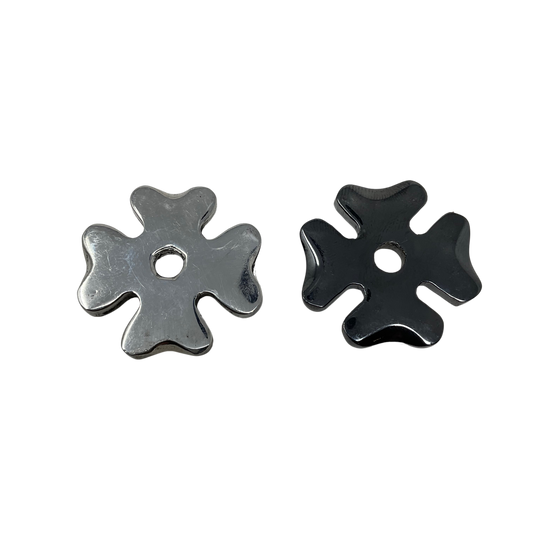 1 1/4" Clover Leaf Rowel - Pair