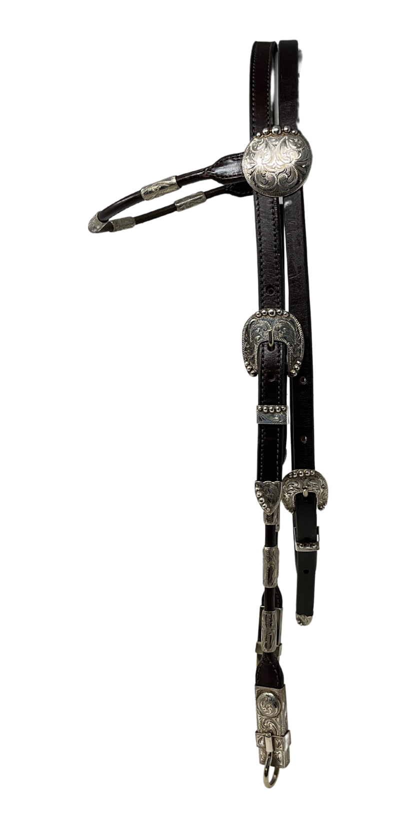 Browband Manzanillo Buckles, Conchos and Ferrules w/bit hangers