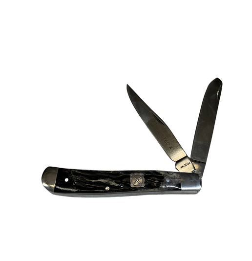 Double Blade Black Pocket Knife